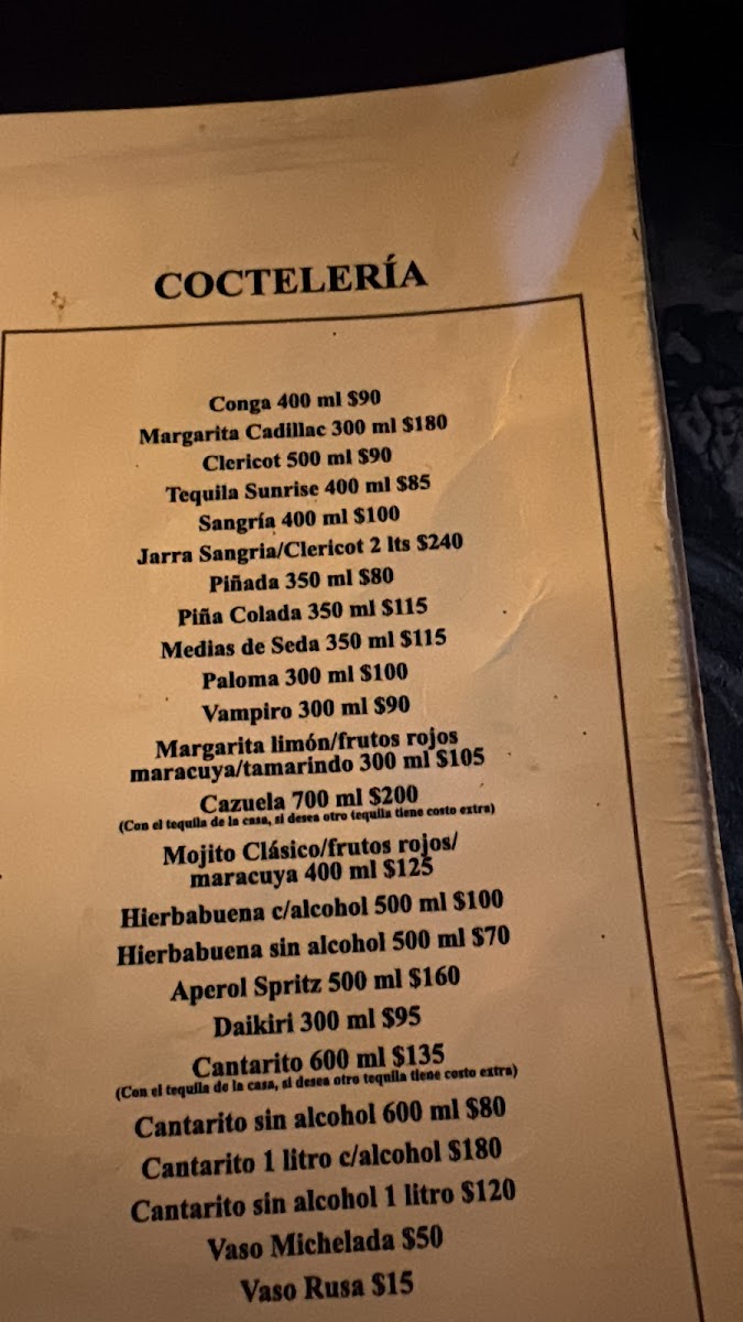 Maroffa Restaurante Menu - Image 3